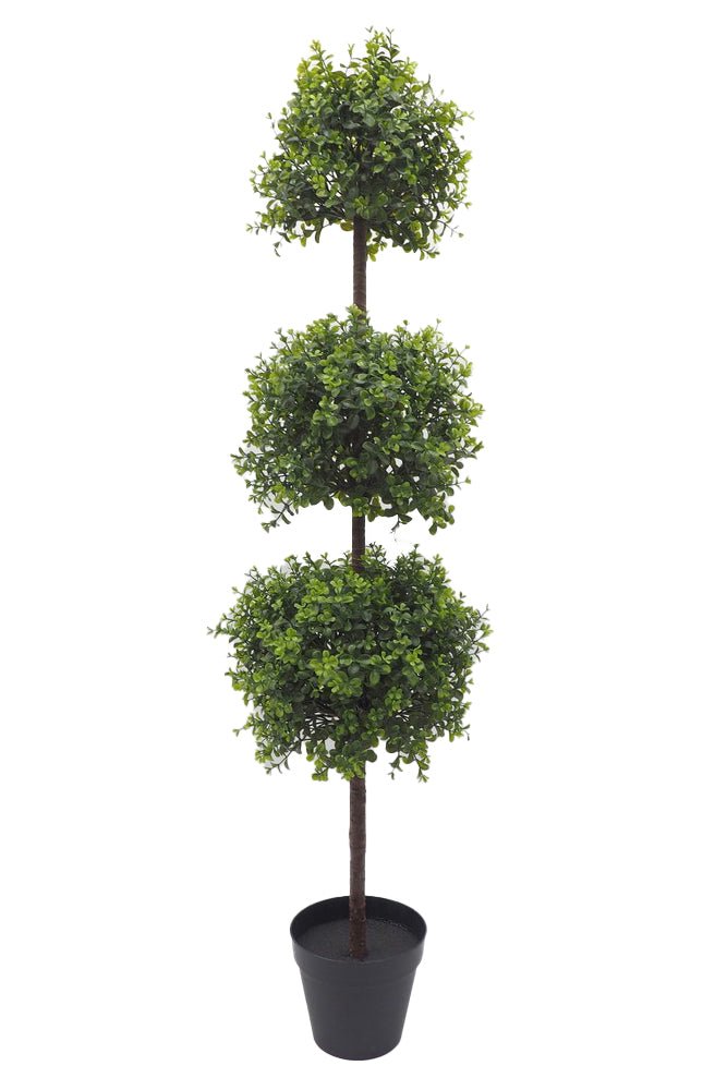 Triple Ball Topiary Tree Potted 1.45m - Destination Interiors