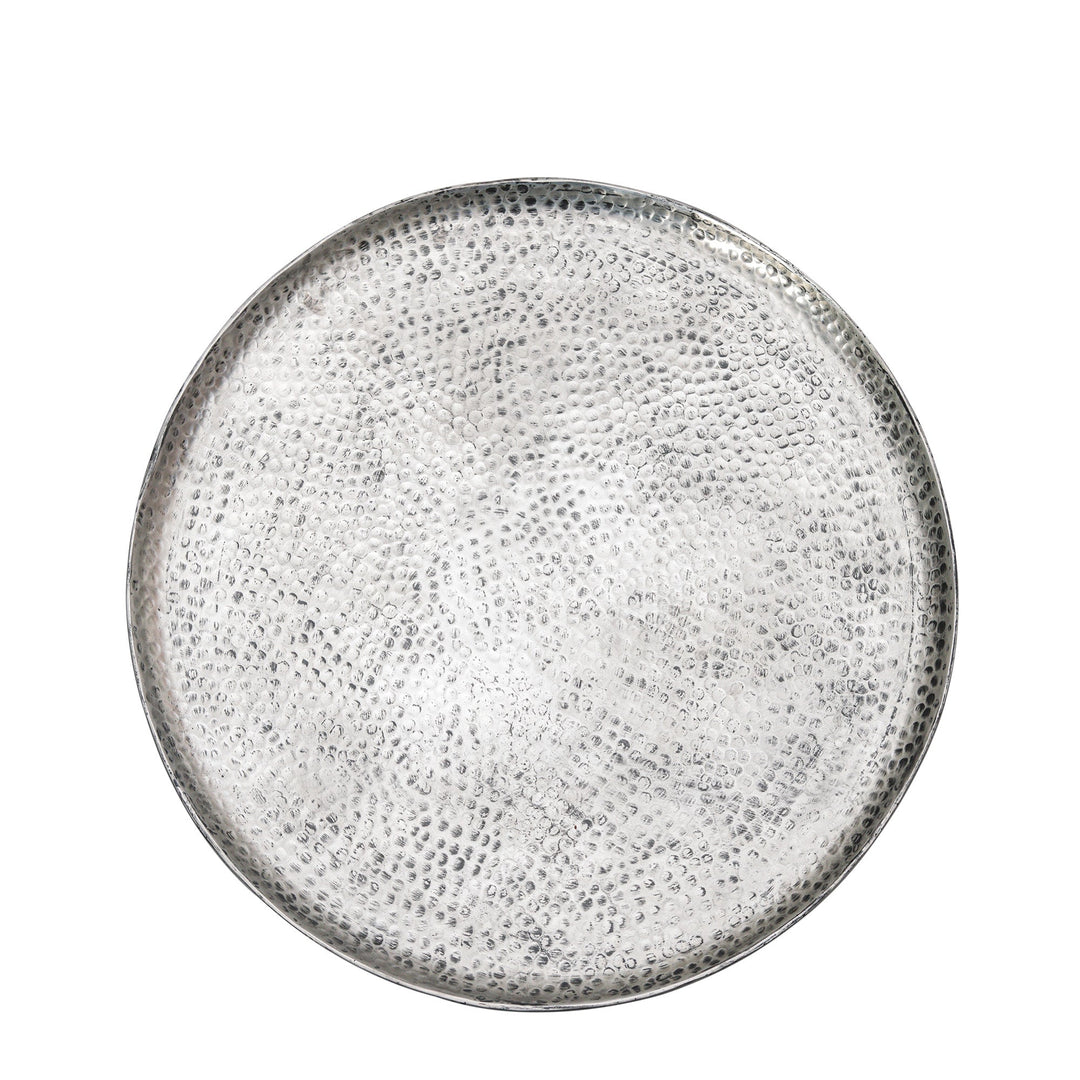 VIENNA ALUMINUM COFFEE TABLE SILVER - Destination Interiors