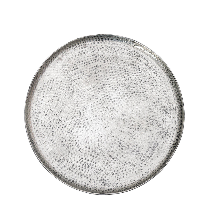 VIENNA ALUMINUM COFFEE TABLE SILVER - Destination Interiors
