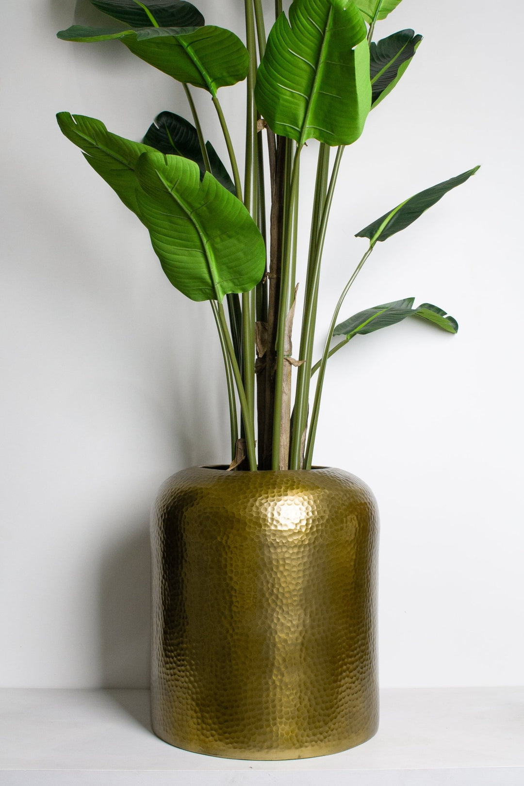 VIENNA ALUMINUM SIDE TABLE GOLD - Destination Interiors