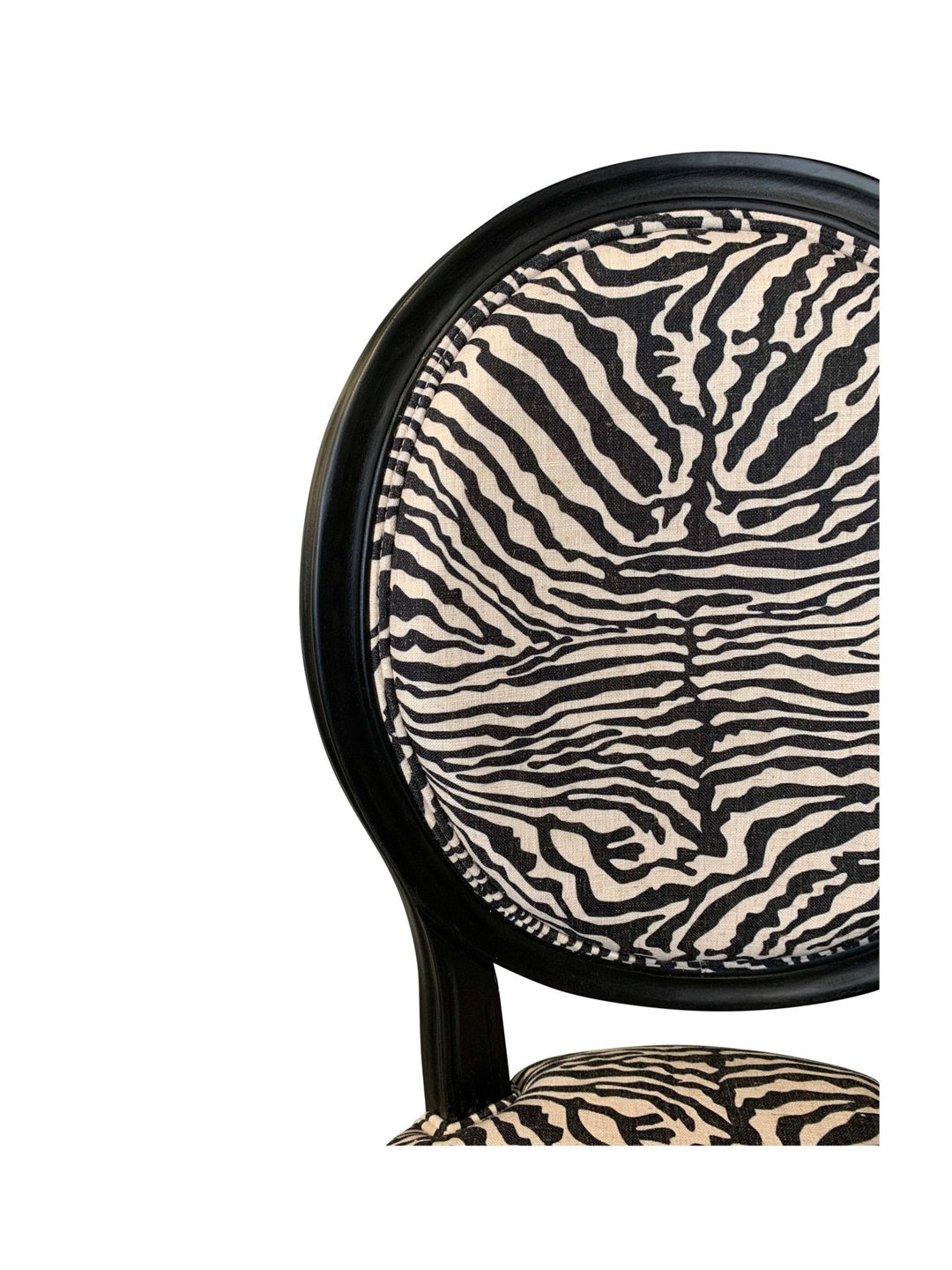 Zebra Design Balloon Back Chair - Destination Interiors